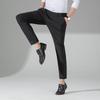 Yalu Men's Ice Silk Stretch Business Casual Trousers