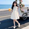 2026 Girls' Summer Princess Dress - High-End Academy & Korean Style Skirt