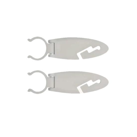 2/4Pcs Kayak Paddle Board Fixing Clip Universal Paddle Board Holder Plastic Paddle Board 2pcs белый