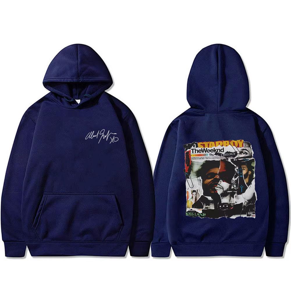 Rapper The Weeknd Music Album Cover 2026 Merch Hoodie Unisex Hip Hop Fashion Pop Music Streetwear Unisex Vintage Sweatshirt