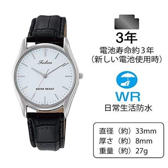 Citizen QQ Armbanduhr analog wasserdicht Lederarmband QA00-301 Herren schwarz