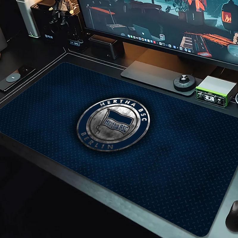 Hertha BSC Large Size Mouse Pad Large Gaming Table Cushion Non-slip Laptop Tablet Big Mousepad XXL Mat Mini PC Playmat With Lock edge