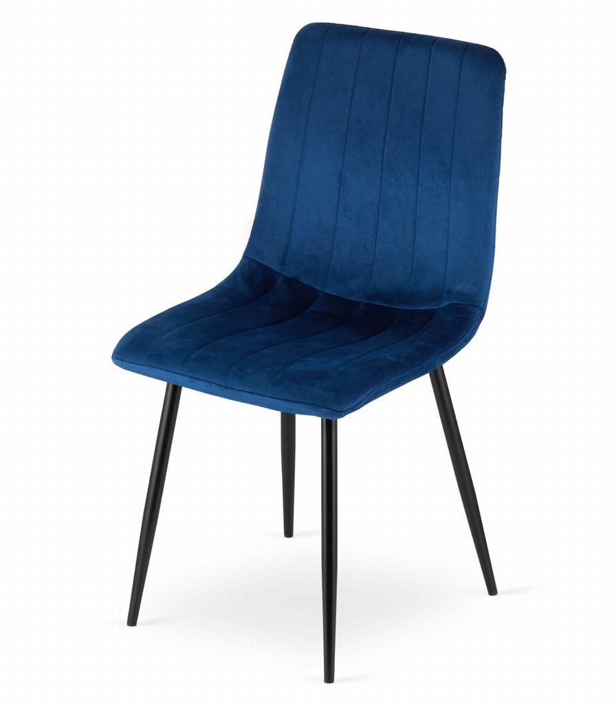 LAVA Chair - Navy Blue Velvet X 1