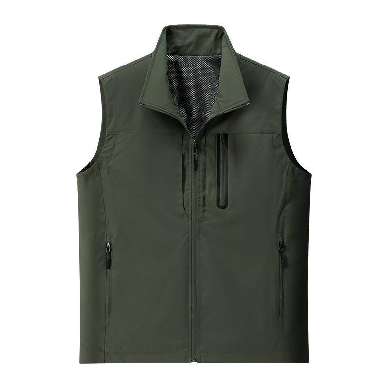 Mens Lightweight Tactical Vest With Multiple Pockets Hiking Fishing Photography Outdoor Use