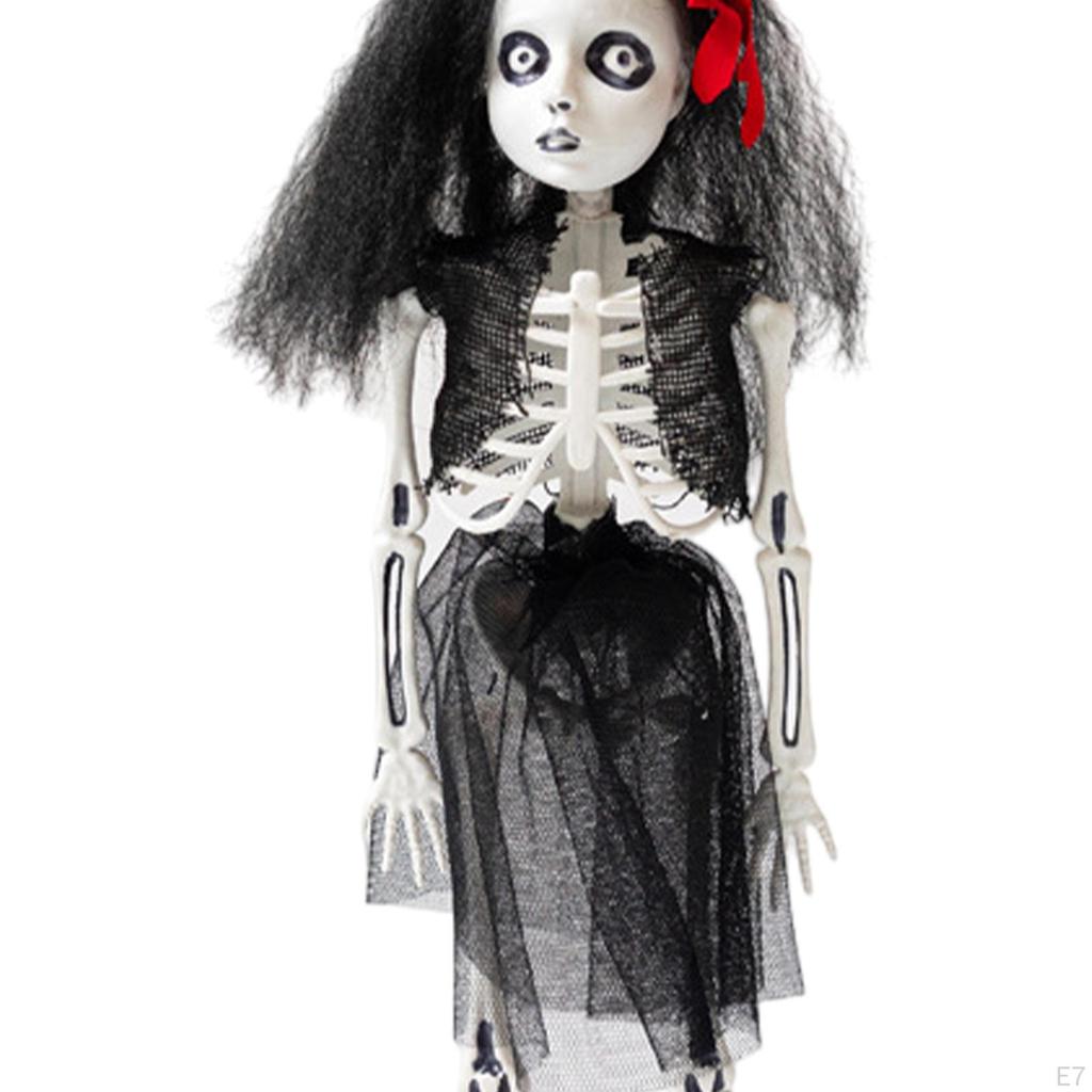 Creepy Skeleton Hanging Figure for Spooky Halloween Decor