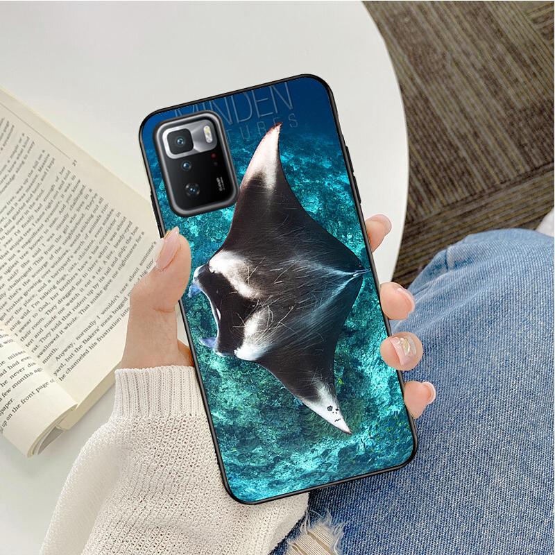 

Чехол для телефона с изображением океанских животных Manta Ray для Xiaomi Redmi Note 11 10 Pro Note 8 Pro 9Pro Note9 9S 10S 9T Redmi 10 9C 9A Redmi 9C
