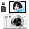 Appareil photo numérique 5K 75 millions de pixels fonction de transfert Wi-Fi envoyer smartphone zoom 18x AF autofocus lumière LED webcam rotation à 180 degrés 3,0 pouces IPS SD