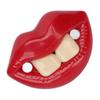 Funny Pacifier Lovely Red Lip Shape Safe Eco Friendly Silicone Mouth Support Infant Baby Pacifier