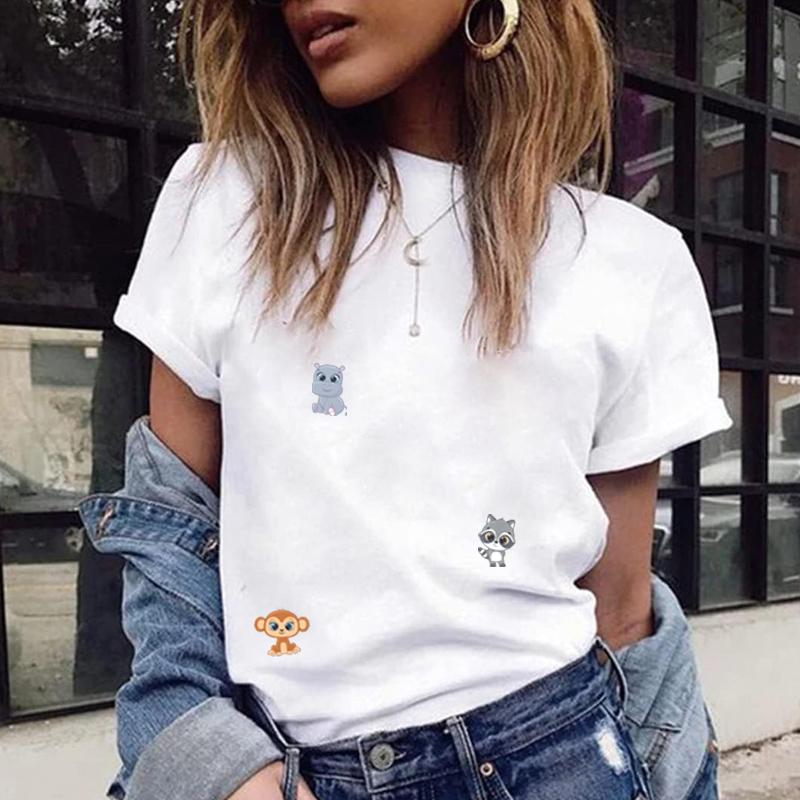 Little Animals Sheet Custom Iron On Transfer Easy To Cut Parches Ropa Clothes Stickers Diy T-Shirt Jeans Heat Transfer Sticker