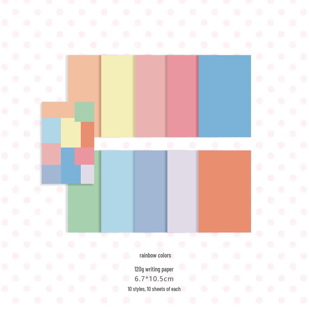 Super Thick Dot Pattern Sticky Notes for Journals - Non-Adhesive Collage Paper, M5 Inner Pages, Book Planner