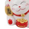 5.5in Electric Waving Arm Fortune Cat Decorative Cute Plastic Cat Ornaments for Cashier Desk Fortune Cat Decoration Fortune Cat