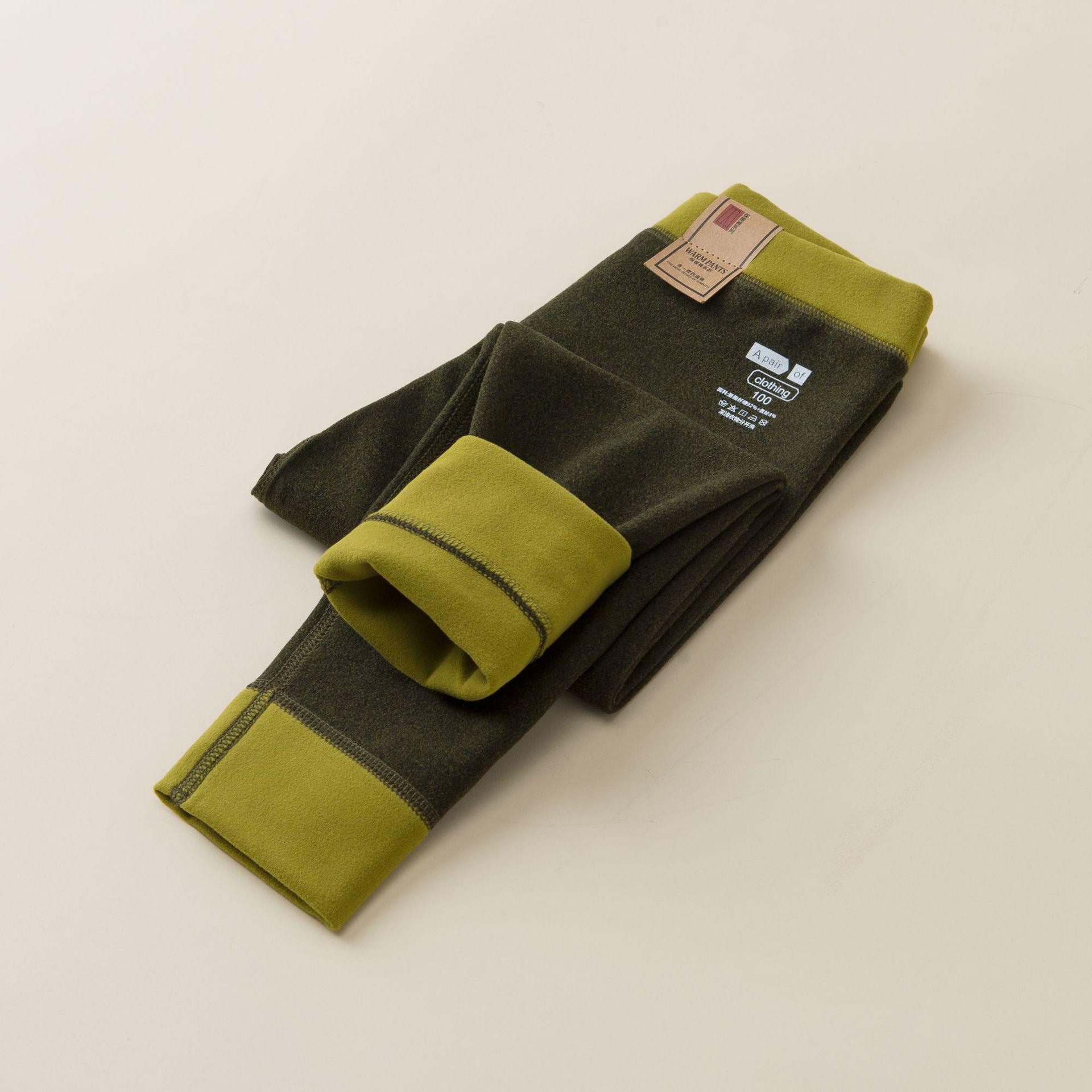 Kids Lightweight Fleece Pants: Warm Autumn/Winter School Uniform for Boys & Girls Size 90