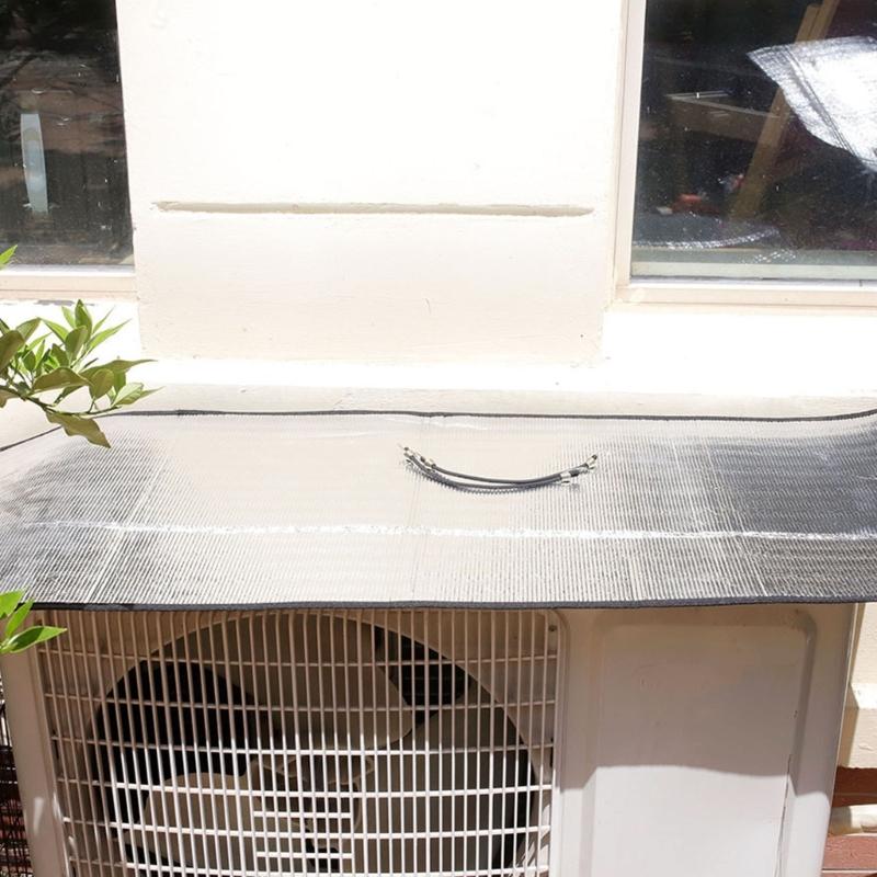 AC Unit Cover Outside Air Conditioner Cover Weatherproof Flame Resistant Guard With Aluminum Layer