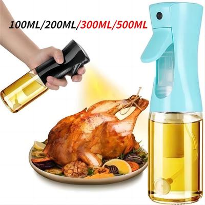 500/300/200/120ml Óleo Spray Garrafa Mister, Food Grade Óleo Vinagre Spritzer Pulverizador Dispensador Garrafas Gadgets para Cozinhar