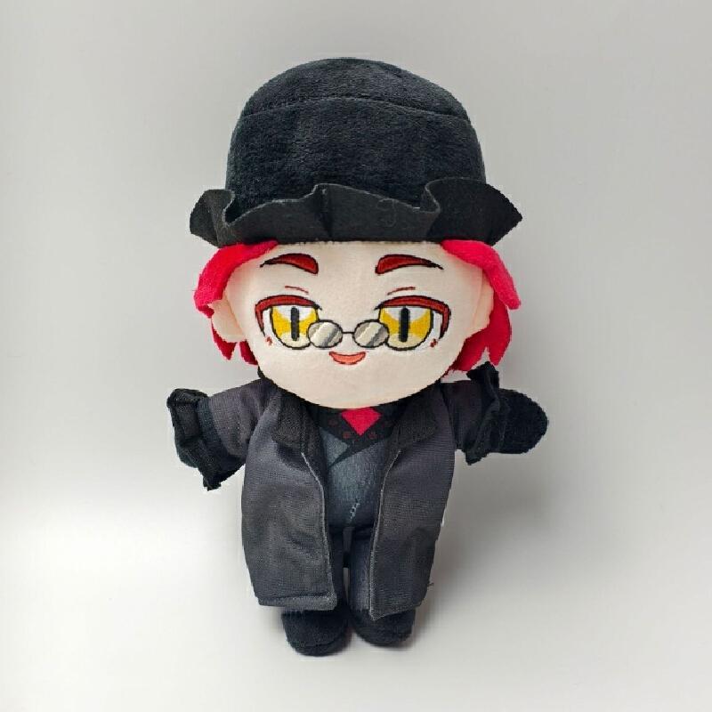 New Good Omens Crowley Aziraphale Cotton Plush Stuffed Doll Angel Demon Fanart Collectible Figure Keychain Gift For Movie Fans
