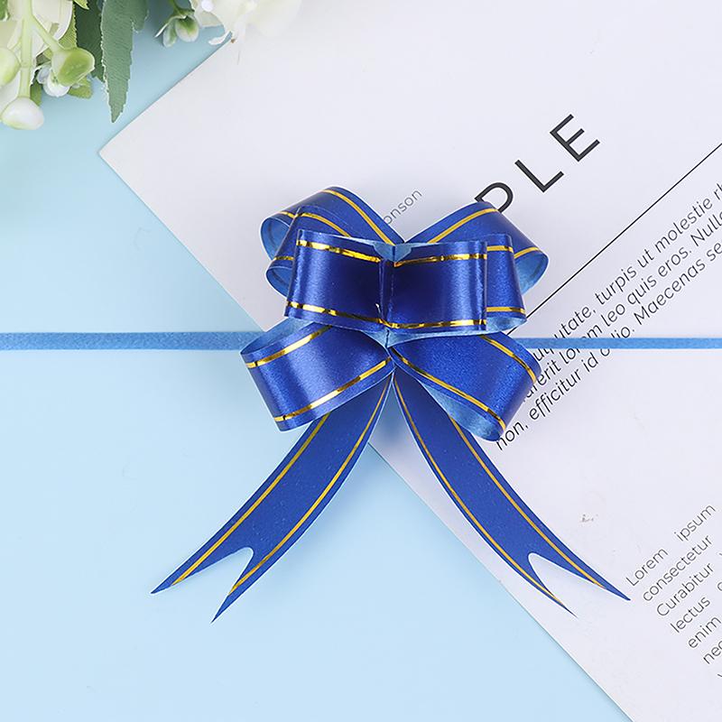 20 Pcs Ribbon Pull Bows Gift Knot Ribbon Wedding Gift Decoration Gift Wrapping Bows Packing Car Decor