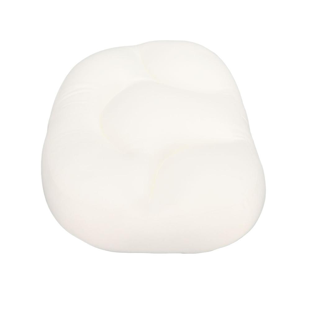 Men Women Office Sleep Pillow Portable Office Beauty Salon Ergonomic Neck Support Egg Shaped Pillow White