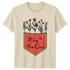 Stay Positive Unisexs TShirt Floral Butterfly Motivational Gift For Her