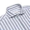 VANBROUGH Luxury Linen Stretch Stripe Classic Shirt  Bossg1051 Bu 