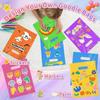 50 PCS Flat Mouth Gift Packaging Bag Reinforced Plastic Carry Case Shopping Bag  School Events