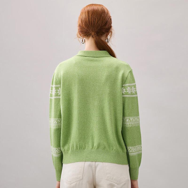 Kemon Boka Women's Fair Isle Cashmere Knit Sweater