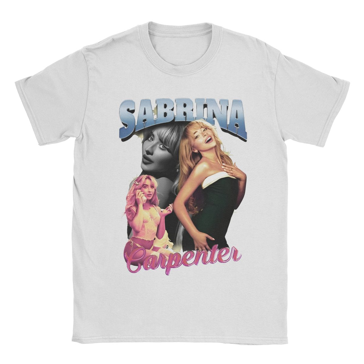 ZheXiong TEE Fun Sabrina Carpenter Vintage 90s TShirts Men Crew Neck Cotton T Shirt Short Sleeve Tee Shirt Birthday Gift Clothes 4XL