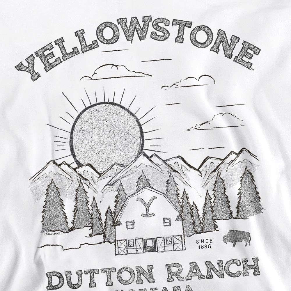 Unisex mikina pro dospělé s motivem Dutton Ranch Sunrise z Yellowstonu