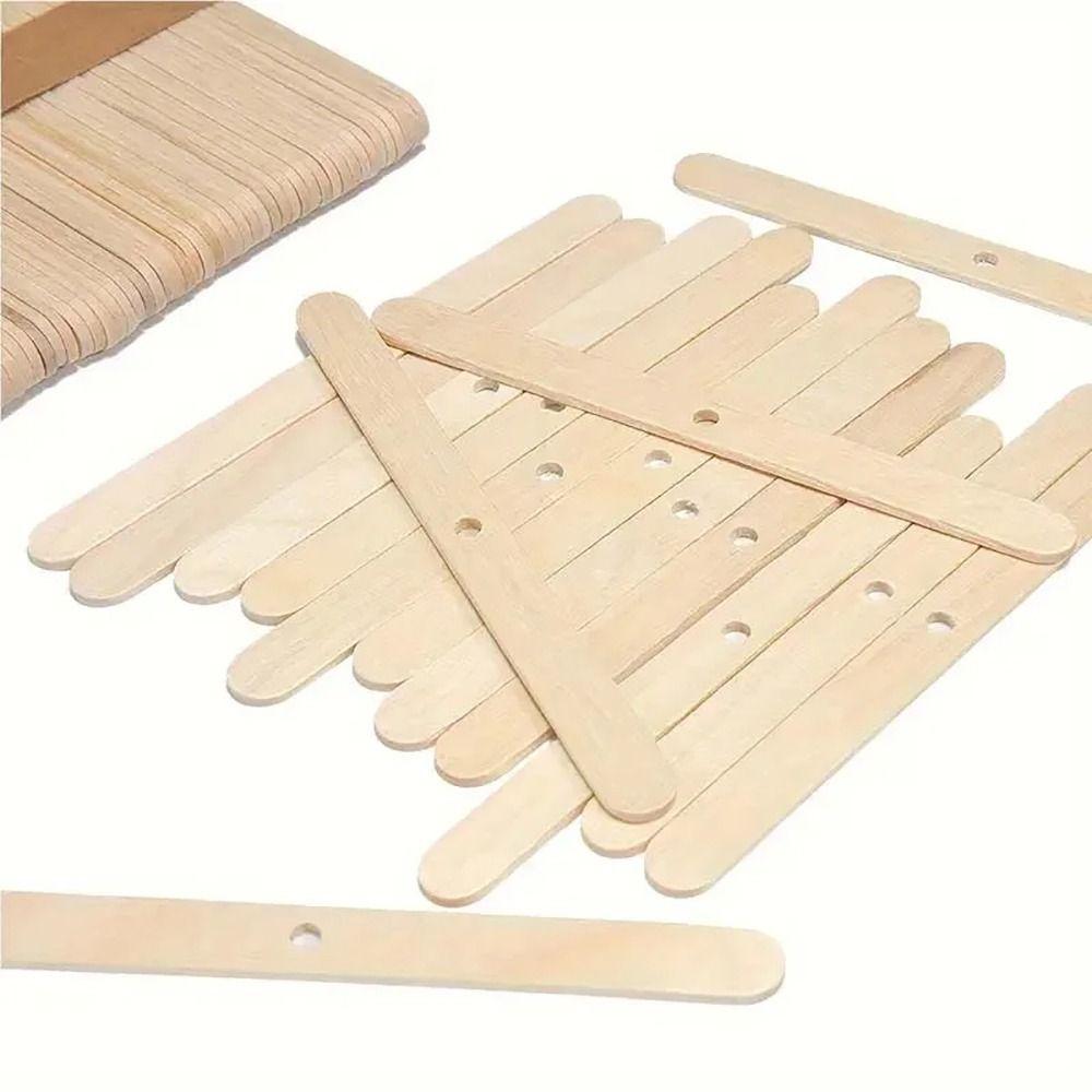 50 Stück 114mm Kerzendocht Halter Holz Zentrierhilfe Langlebiges Kerzenherstellungswerkzeug Handgemachtes Handwerk