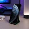 yangyizhi 3D Printed Phone Stand, Colorful Line Holder with Anti-Slip Base, Multi-Angle Adjustable, Horizontal Vertical Use, Lightweight Desktop