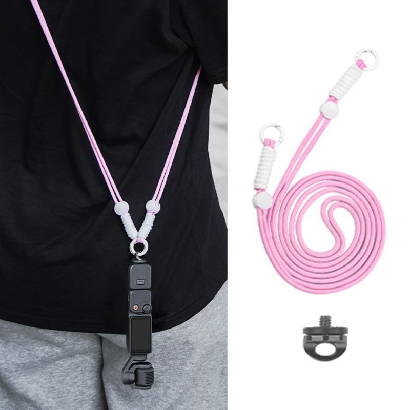 Camera Lanyard Strap Belt for Pocket 3/ONE X3/X4 and more Sports Cameras Hiking Skiing Enthusiasts Essential