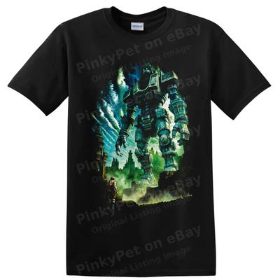 Shadow of the Colossus Gardien Géant Jeu Fantastique T-shirt Aventure Épique Tee