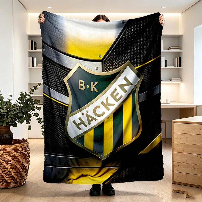 BK Hacken Print Blanket - Soft & Comfortable, for Bedroom, Travel, Sofa, Home Decoration - Birthday Christmas Gift for Friend