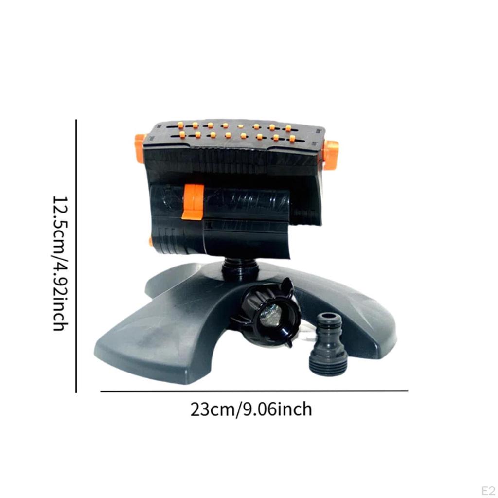 Oszillierender Rasensprenger mit 16 Sprühstrahlen Schnellanschluss Gartenbewässerungssprüher