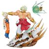 GK Figure Sun Broly V Goku Statue Ornament Model Muscle Fury Dual Form Animation Model