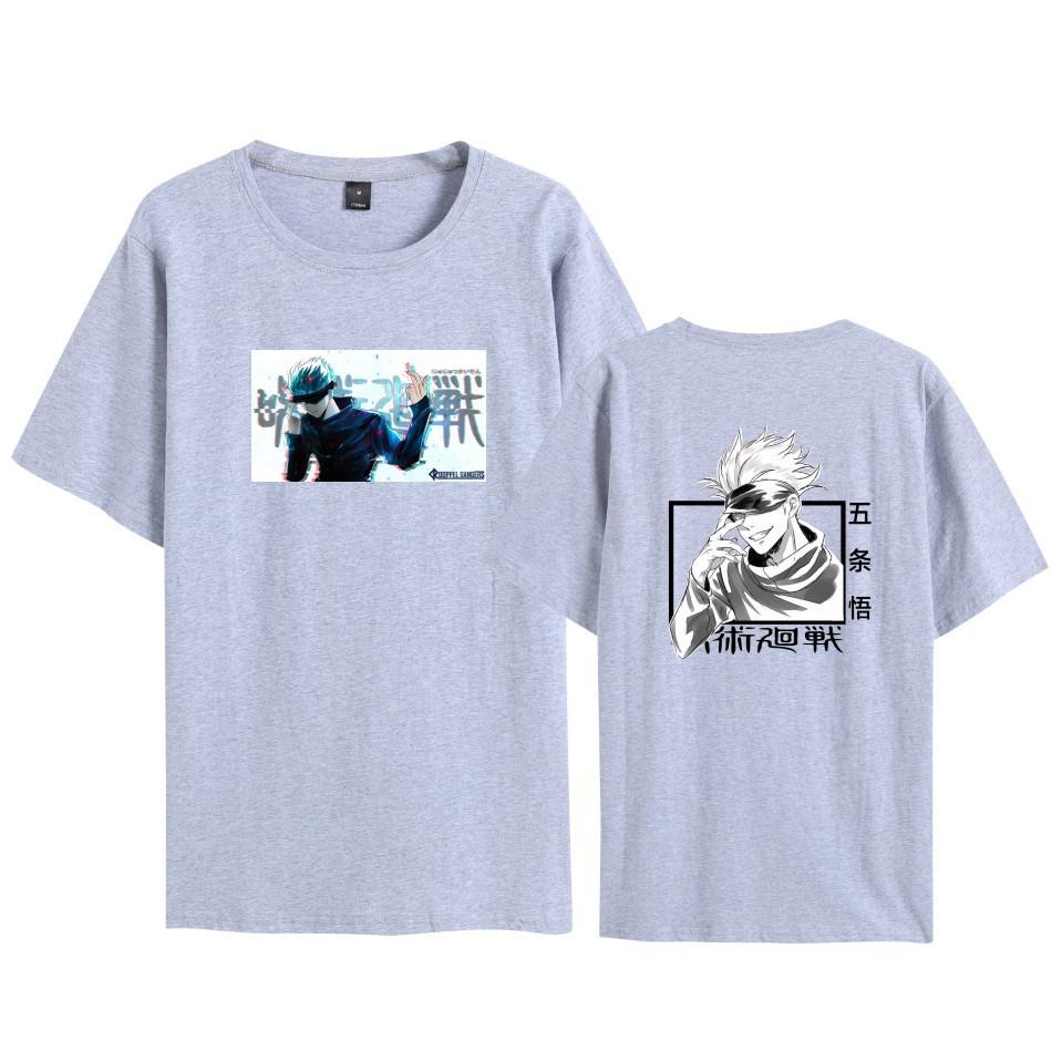 Jujutsu Kaisen Tshirt Men Women Anime Print Top Tees Tshirts Fashion Summer T-shirt
