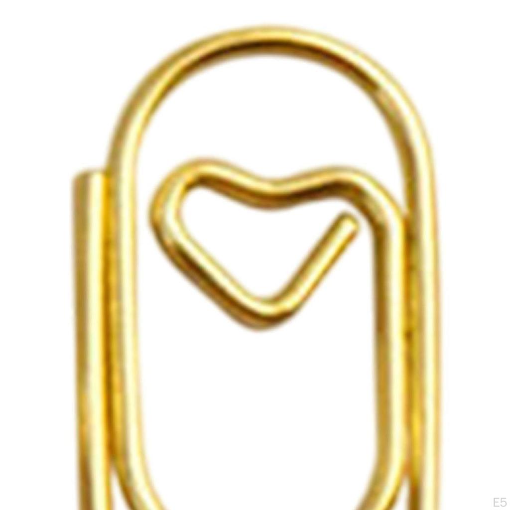 100 Pieces Paper Clips Notes Classified Metal Multifunction Vintage Style Paperclips Office