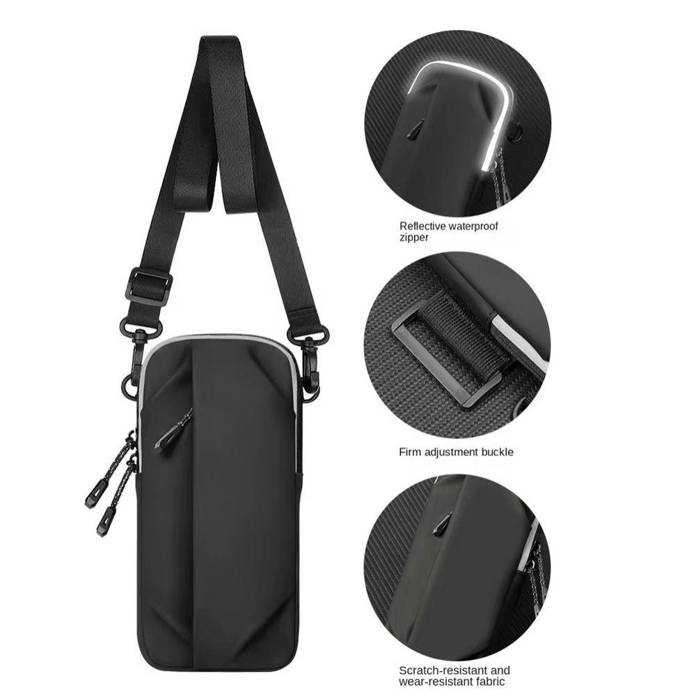Elastic Sports Wrist Pack Waterproof Running Chest Bag Mobile Phone Arm Bag  Night Run Jogging
