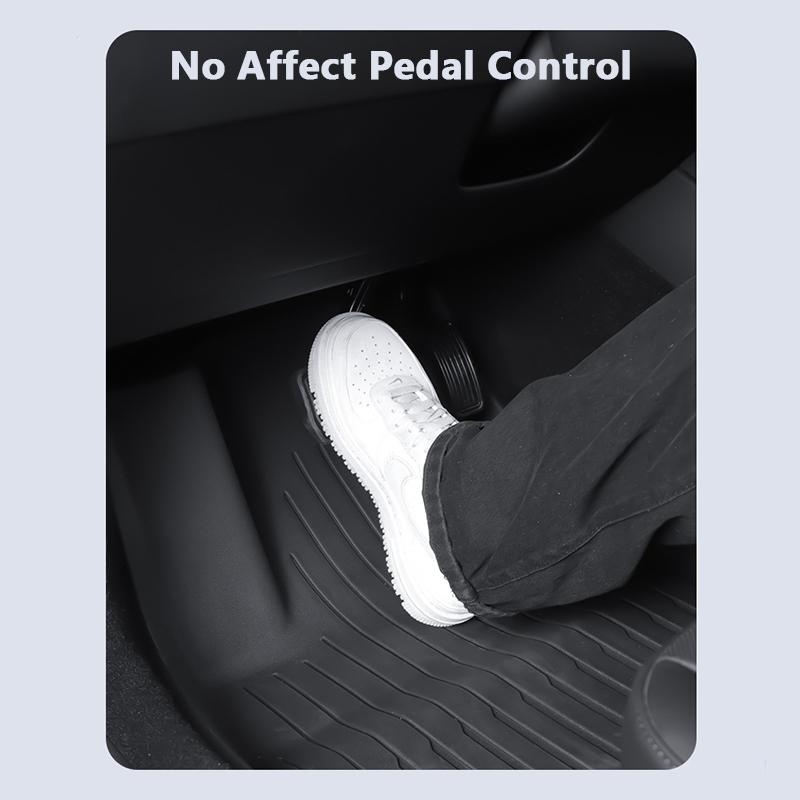 For Tesla Model 3 Highland 2024 Floor Mat TPE Carpet Waterproof Weather-resistant Foot Pads Mats