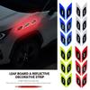 6PCS Car Door Anti-collision Reflective Decorative Strip For Jeep Grand Cherokee Patriot Renegade Compass Wrangler HNFD5