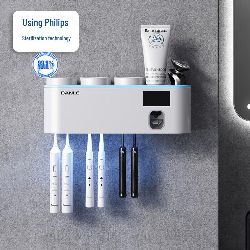 Danle Wall-Mounted Smart UV Toothbrush Holder