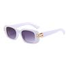 Vintage Fashion Square Sunglasses Women Men Gradient Simple Brand Designer Sun Glasses Travel Shade Lady Man Glasses UV400