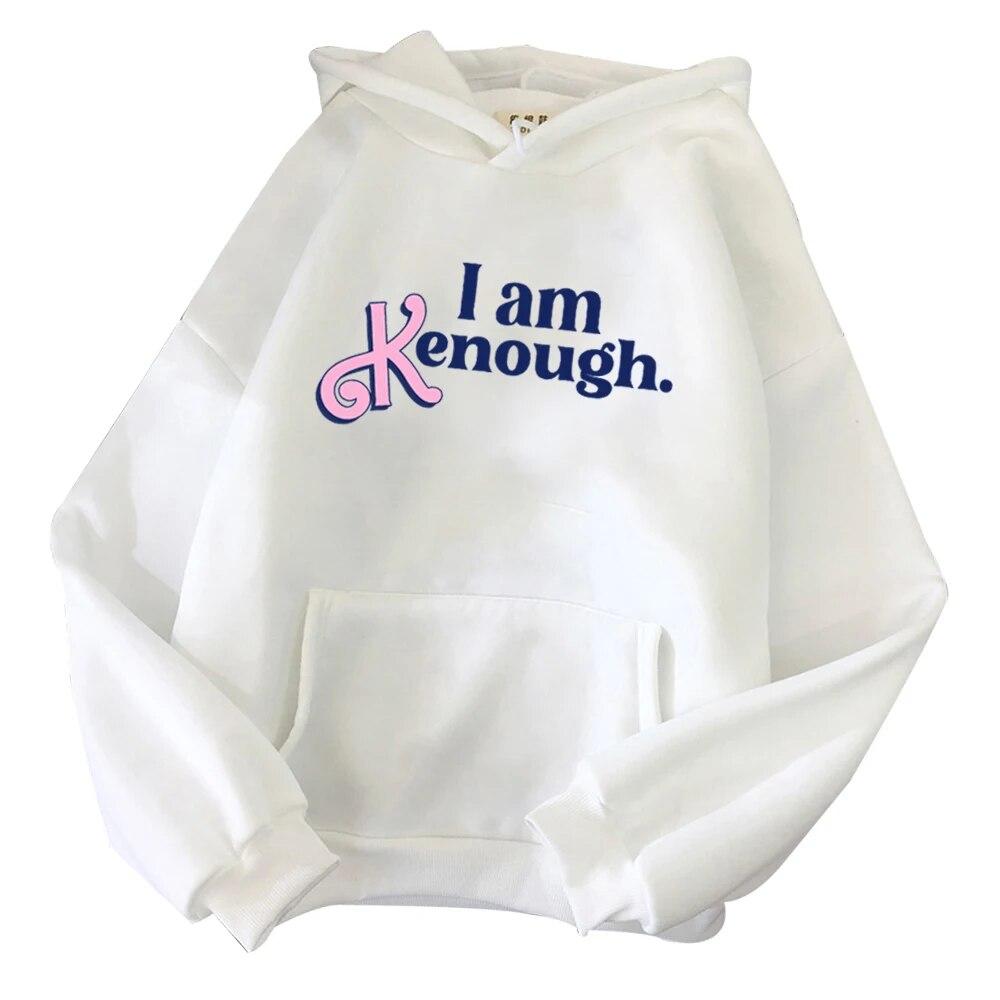 I Am Enough Hoodie Harajuku Pullover Tops Sweatshirt I Am Kenough Streetwear Unisex Unisex