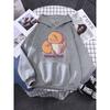 Fashion Versatile Women's Printed Hoodie Casual Sweatshirt Daily Comfort Hoodies Sweatshirts Women’s