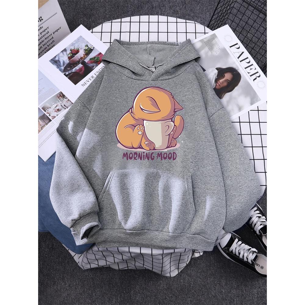 Fashion Versatile Women's Printed Hoodie Casual Sweatshirt Daily Comfort Hoodies Sweatshirts Women’s