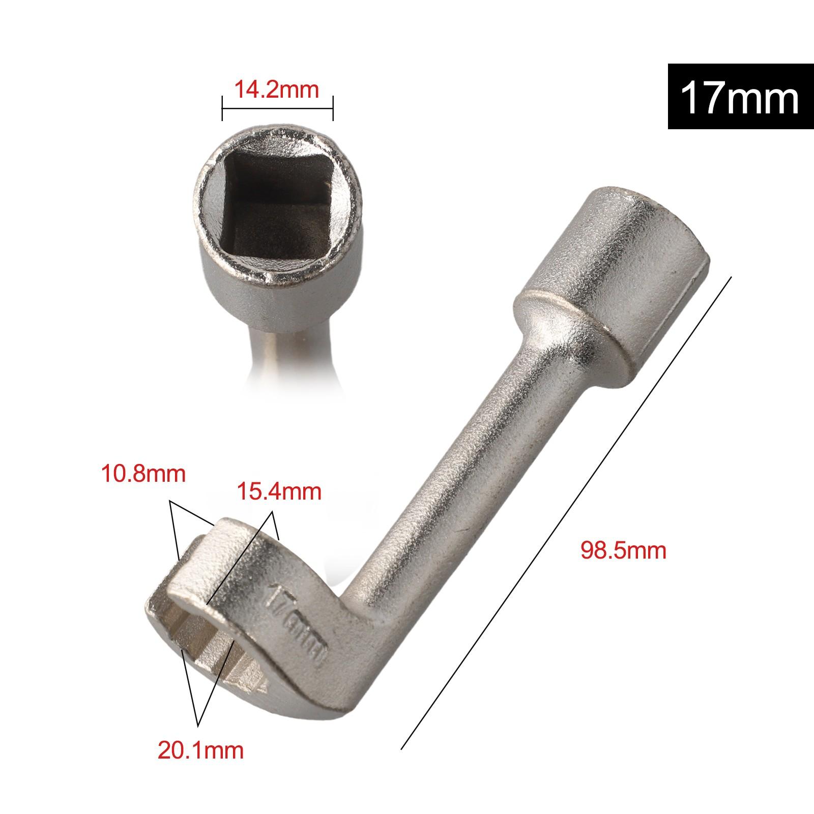 

1 шт. Металеві торцеві ключі для дизельних паливних магістралей розмірами від 12 до 19 мм