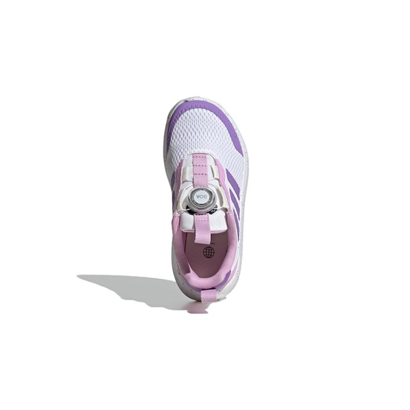 adidas ActiveFlex BOA 3.0 Breathable Low Top Kids' Running Shoes White Purple Kids' Sneakers IG0582