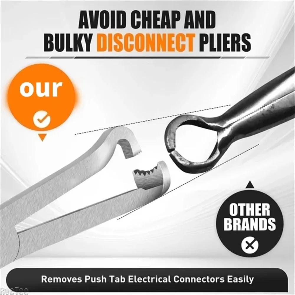 3pcs Car Electrical Disconnect Pliers Fuel Line Wire Disassembly Pliers Oil Pipe Separation Pliers Car Maintenance Tool Kit