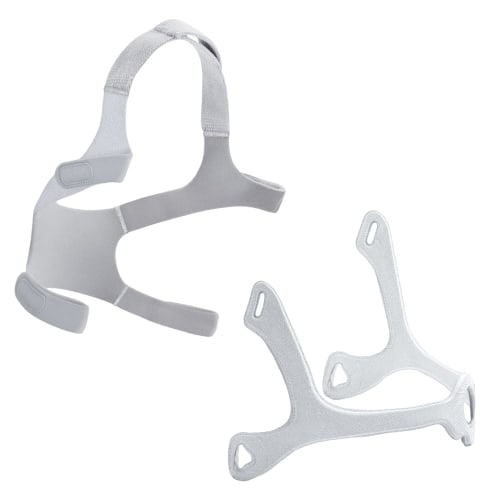 

2-piece fabric frame and replacement headgear for Wisp nasal masks, not compatible with DreamWisp nasal masks