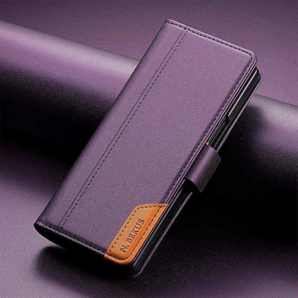 Magnetic Flip Card Slot Case for Samsung Galaxy Z Fold Series (3 to 7)