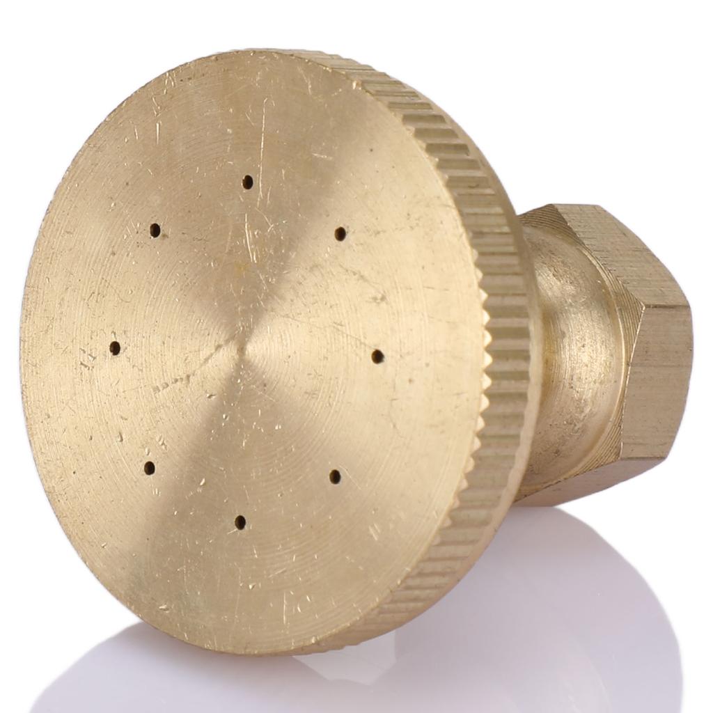Garden Atomizing Nozzle Copper G3 8 Internal Thread Straight Head 8 Holes Water Pipe Spray Head for Agricultural